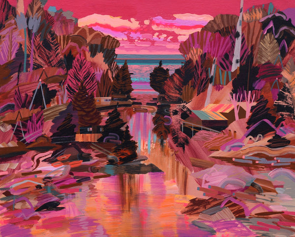 Meghan Hildebrand artwork 'The Old Way' at White Rock Gallery