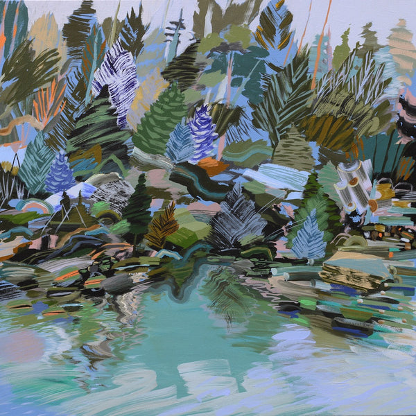 Meghan Hildebrand artwork 'Where We Jump In' at White Rock Gallery