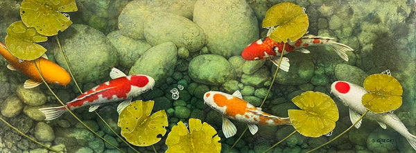 Terry Gilecki artwork 'Out of Nowhere' at White Rock Gallery