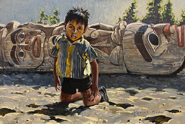 Robert Genn artwork 'Weese Boy' at White Rock Gallery