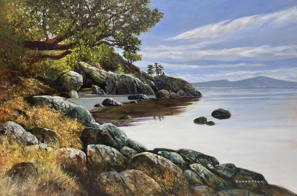 Janice Robertson artwork 'A Quiet Sea' at White Rock Gallery