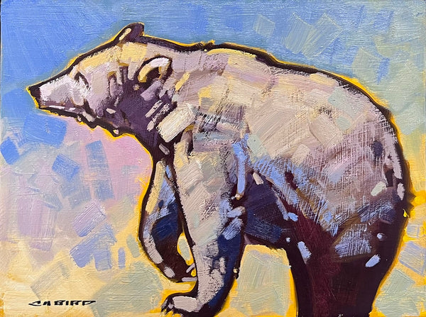 Cameron Bird artwork 'Grizzly Patrol' at White Rock Gallery