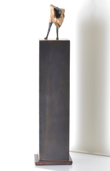 Janis Woode artwork 'The Fighter' at White Rock Gallery