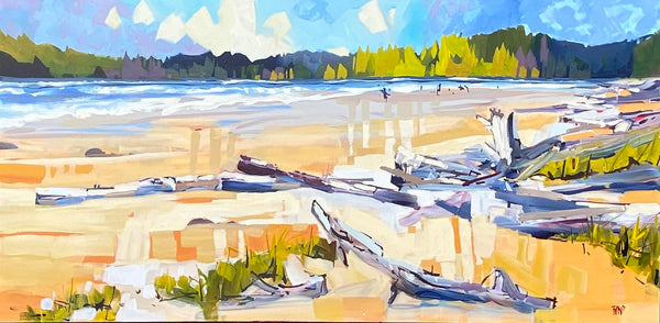 Rick Bond artwork 'Long Beach Sand' at White Rock Gallery