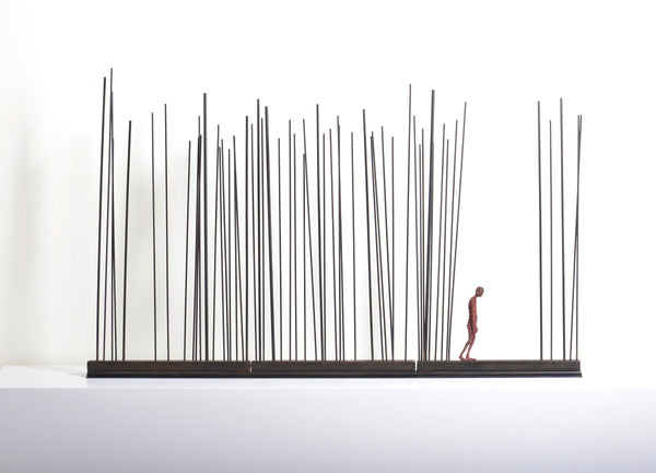 Janis Woode artwork 'A Walk in the Woods' at White Rock Gallery
