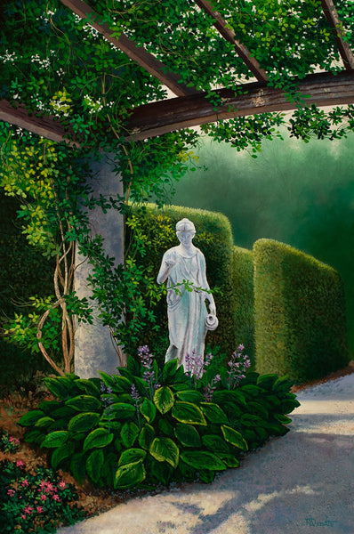 Roger D. Arndt artwork 'LADY OF THE GARDEN' at White Rock Gallery
