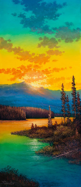 Roger D. Arndt artwork 'SUNDOWN BOLD' at White Rock Gallery