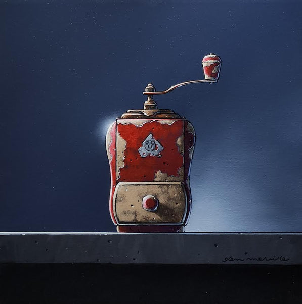 Glen Melville artwork 'My hot friend.' at White Rock Gallery