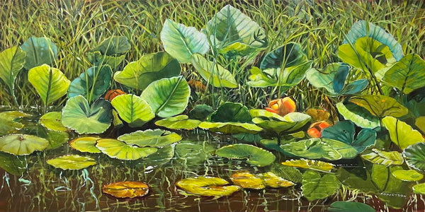 Janice Robertson artwork 'Frog's Eye View' at White Rock Gallery