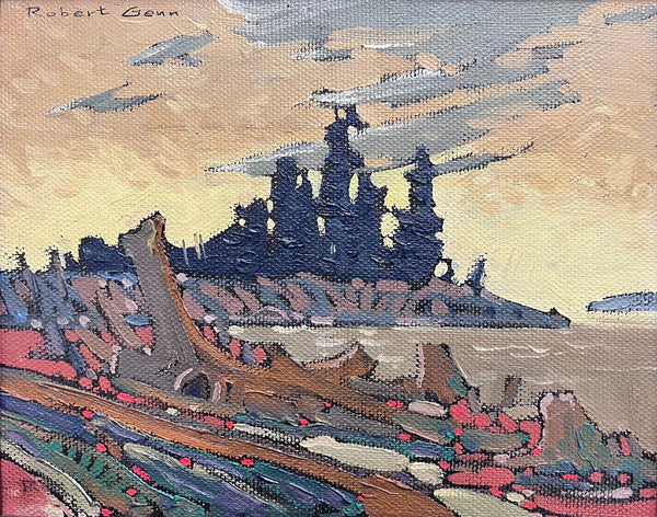 Robert Genn artwork 'Cove, Afternoon' at White Rock Gallery