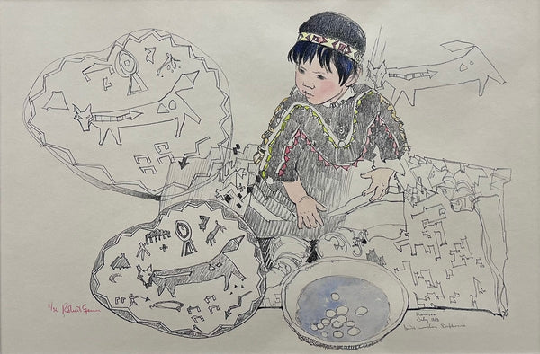 Robert Genn artwork 'Untitled Print, Small Child' at White Rock Gallery