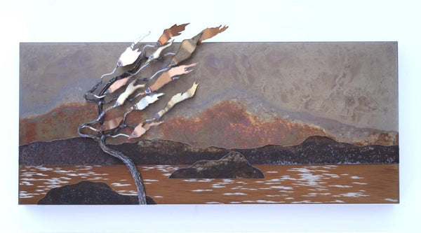 Floyd Elzinga artwork '#25-272 Mountain View' at White Rock Gallery