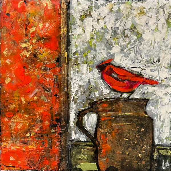 Lee Caufield artwork 'Lee Caufield - "Scarlet Screen"' at White Rock Gallery