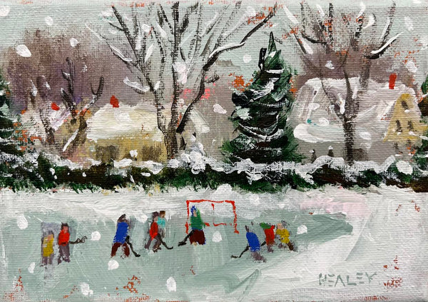 Paul Healey artwork 'Paul Healey - "After School Game"' at White Rock Gallery