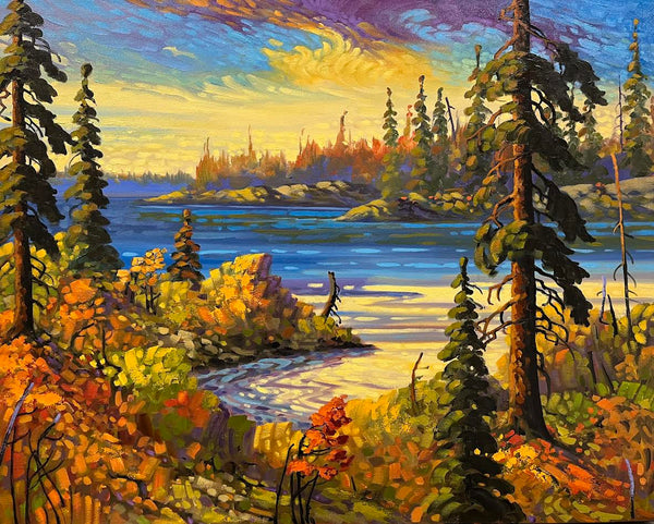 Rod Charlesworth artwork 'Rod Charlesworth - "Autumn Light, NWT"' at White Rock Gallery