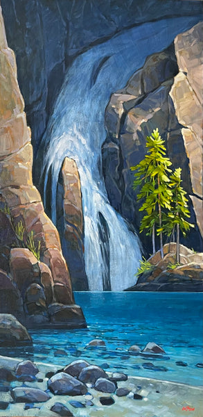 Graeme Shaw artwork 'Graeme Shaw - "Down From the Glacier"' at White Rock Gallery