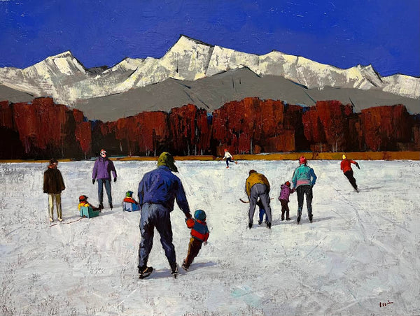 Min Ma artwork 'Min Ma - "A Good Winter Morning"' at White Rock Gallery