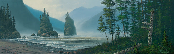 Roger D. Arndt artwork 'Roger D. Arndt - "Coastal View"' at White Rock Gallery