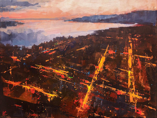 William Liao artwork 'William Liao - "Dusk Over the Bay"' at White Rock Gallery