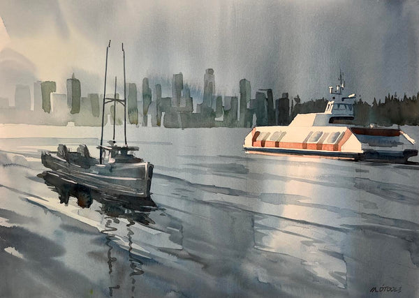 Michael O'Toole artwork 'Beside the Bend' at White Rock Gallery