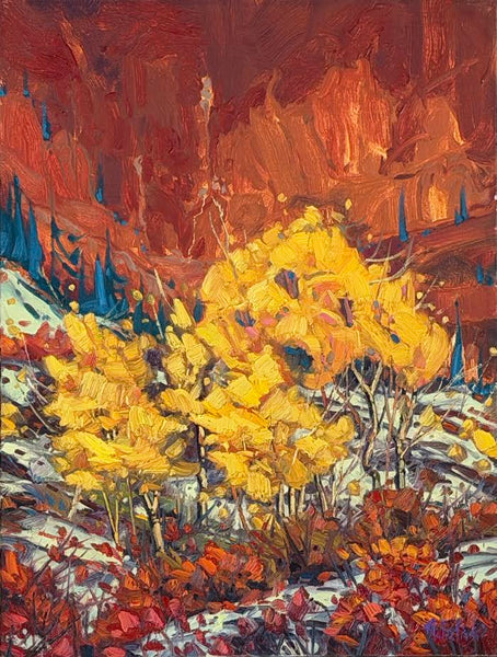Dominik J. Modlinski artwork 'Dominik J.Modlinski - Yellow Trail' at White Rock Gallery