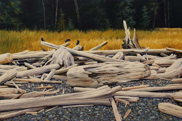 Merv Brandel artwork 'Searching' at White Rock Gallery