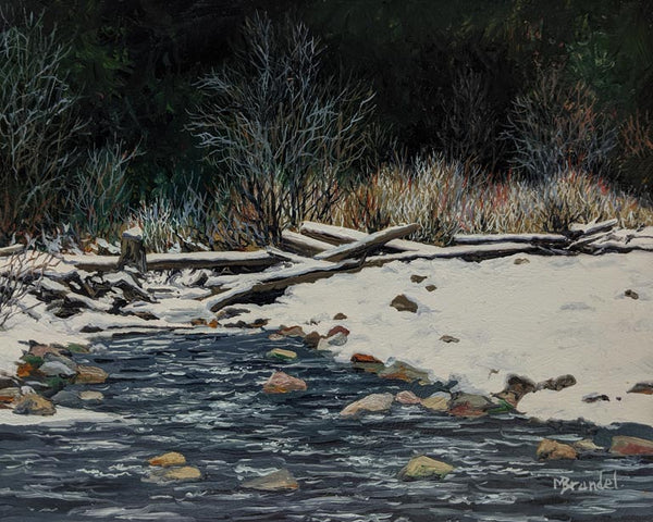 Merv Brandel artwork 'Chilly Waters' at White Rock Gallery
