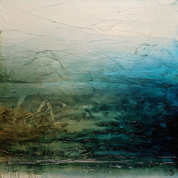 Laura Harris artwork 'Swimming in the Sky' at White Rock Gallery
