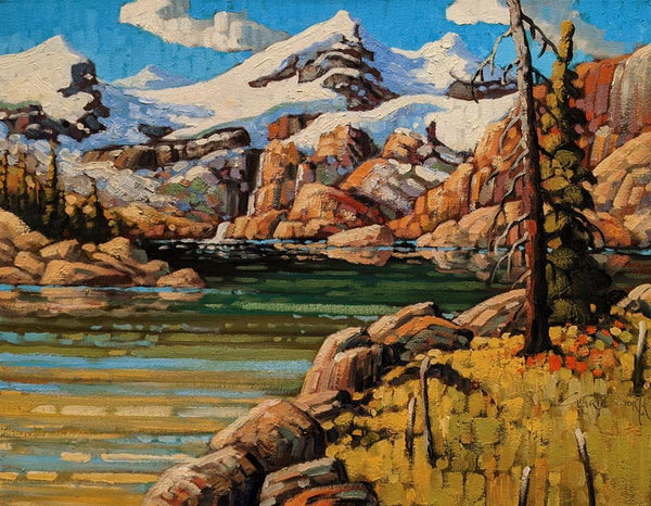Rod Charlesworth artwork 'Glacial Waters, Cariboos' at White Rock Gallery
