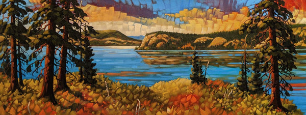 Rod Charlesworth artwork 'Kalamalka, September' at White Rock Gallery