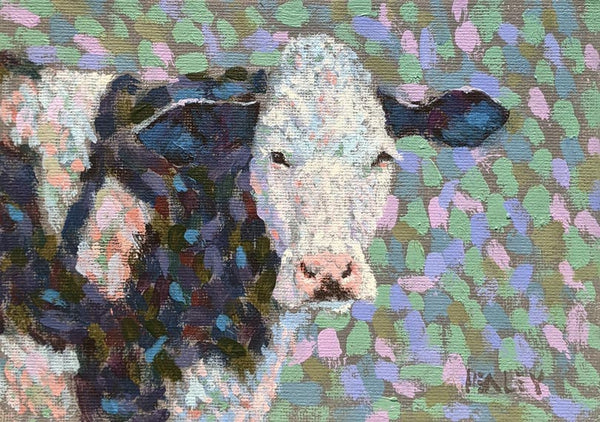 Paul Healey artwork 'Shirley in Blue' at White Rock Gallery