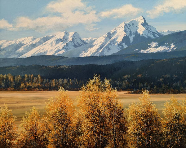 Merv Brandel artwork 'Golden Valley' at White Rock Gallery