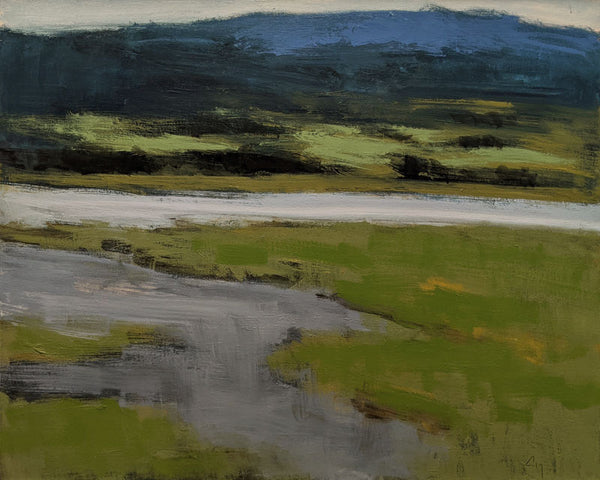 Robert P. Roy artwork 'Baie St-Paul, Maree Basse' at White Rock Gallery