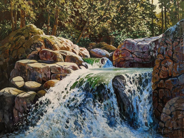 Janice Robertson artwork 'Cascade' at White Rock Gallery