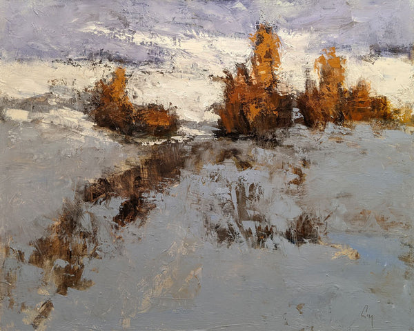 Robert P. Roy artwork 'Dans l'ombre (In the Shadow)' at White Rock Gallery