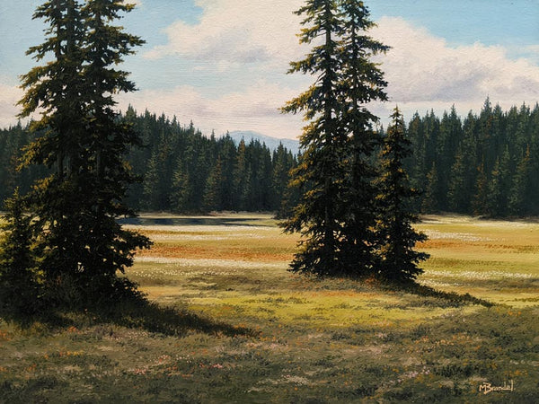 Merv Brandel artwork 'Paradise Meadows' at White Rock Gallery