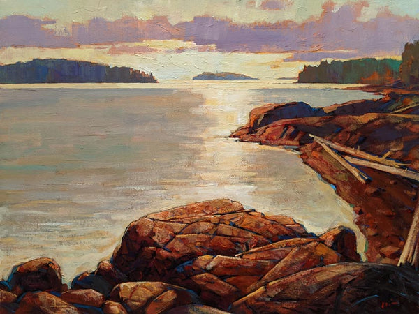 Min Ma artwork 'Sunshine Coast Magic' at White Rock Gallery