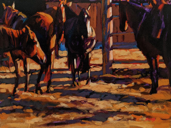 Mike Svob artwork 'Good Morning' at White Rock Gallery