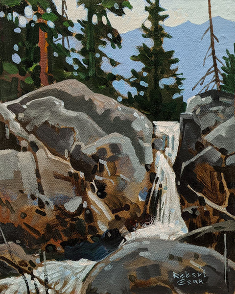 Robert Genn artwork 'Falls, Cheakamus' at White Rock Gallery