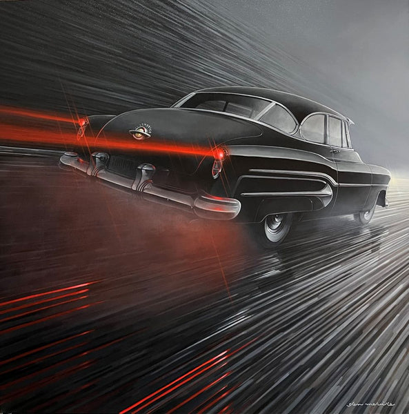 Glen Melville artwork 'We Have Lift Off!' at White Rock Gallery