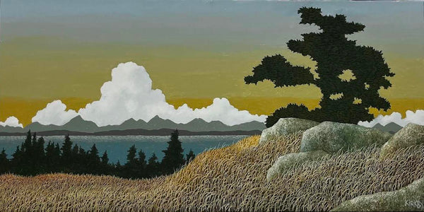 Ken Kirkby artwork 'On the Way to Savona, BC' at White Rock Gallery