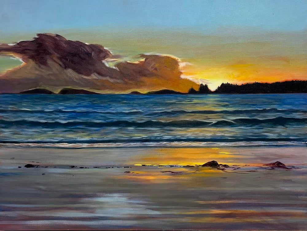 Janice Robertson artwork 'Tofino Sunset' at White Rock Gallery