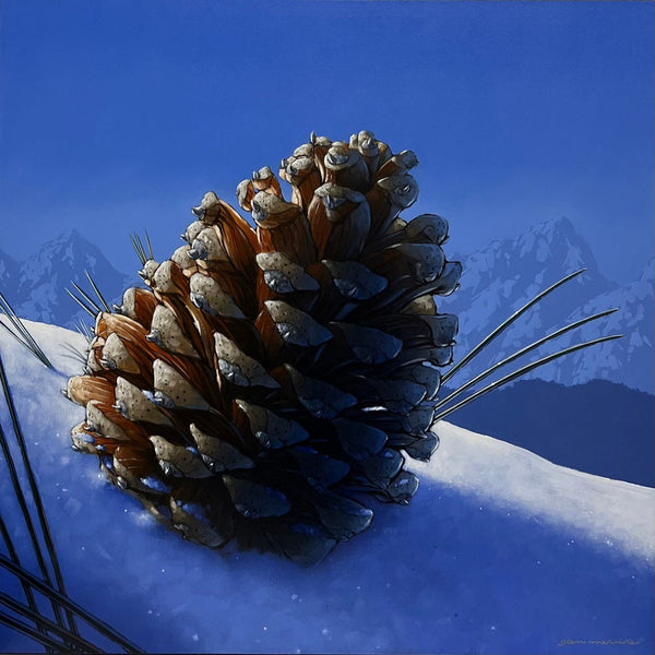 Glen Melville artwork 'Ponderosa Pine Cone' at White Rock Gallery