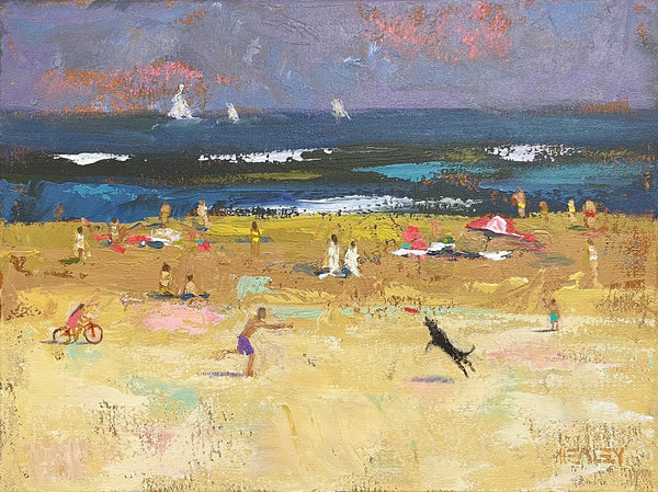 Paul Healey artwork 'Waves & Sand' at White Rock Gallery