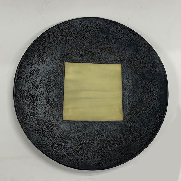Laurie Rolland artwork 'LR-308 - Circle Square plate' at White Rock Gallery