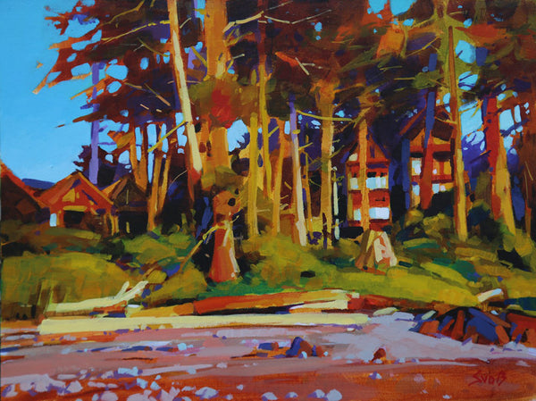 Mike Svob artwork 'The Golden Hour (Ucluelet, BC)' at White Rock Gallery