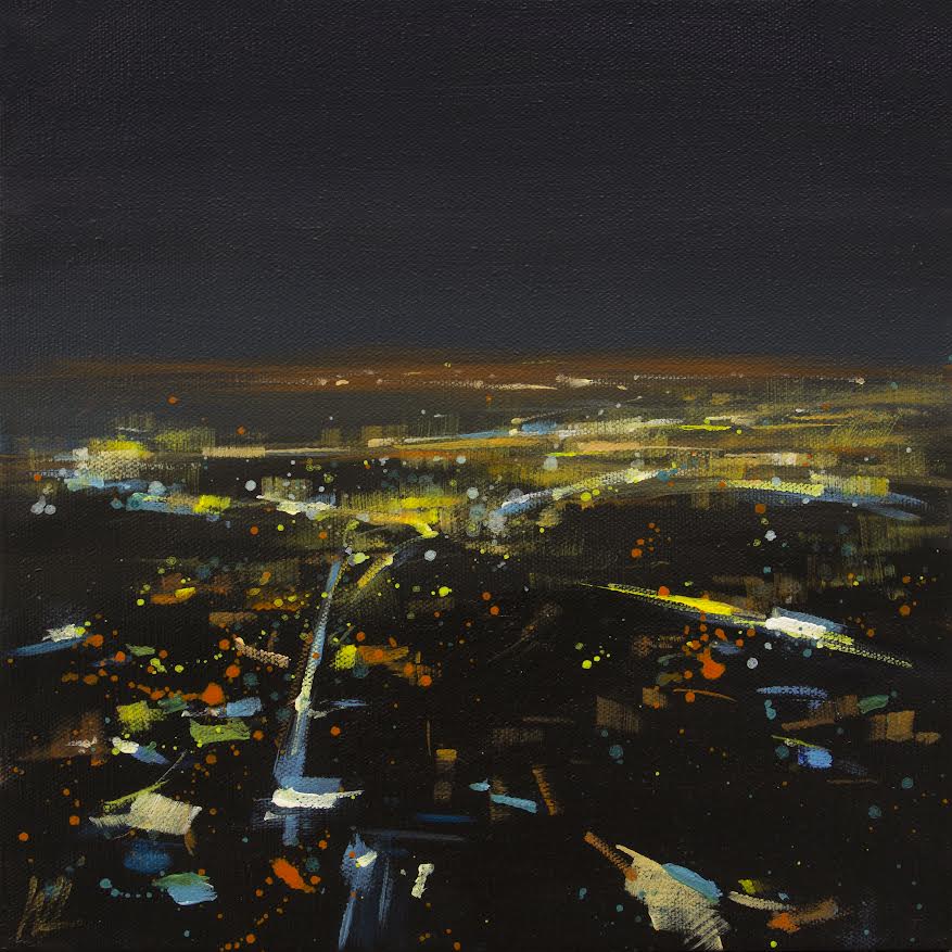 William Liao artwork 'Arriving at Night' at White Rock Gallery