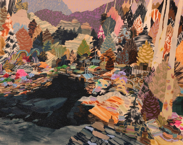 Meghan Hildebrand artwork 'Long Since Overgrown' at White Rock Gallery