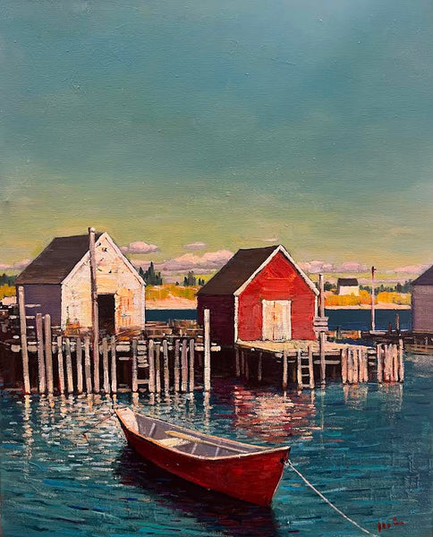 Min Ma artwork 'Surrounded, Nova Scotia' at White Rock Gallery