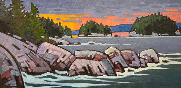 Cameron Bird artwork 'Cameron Bird - "Ucluelet Dawn"' at White Rock Gallery